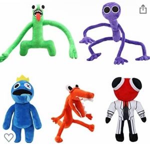 Rainbow Friends plushies 5 pack